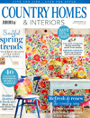 Country Homes & Interiors magazine, one of the UK's top interiors publications, features Kim Parker's glorious "Ariadne's Dream" wallpaper design on the front cover of their March 2016 decorating trends issue.