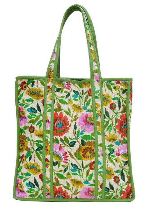 Kim Parker "Anil's Garden" designer tote bag. Available exclusively at www.kimparker.tv